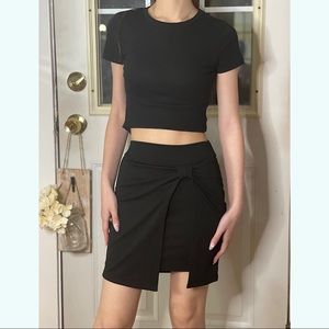 Charlotte Russe Black Mini Skirt ♡︎